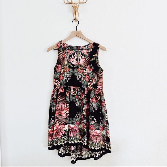 MNG COLLECTION Floral Sleeveless Mini Dress Size XXS - Picture 1 of 7